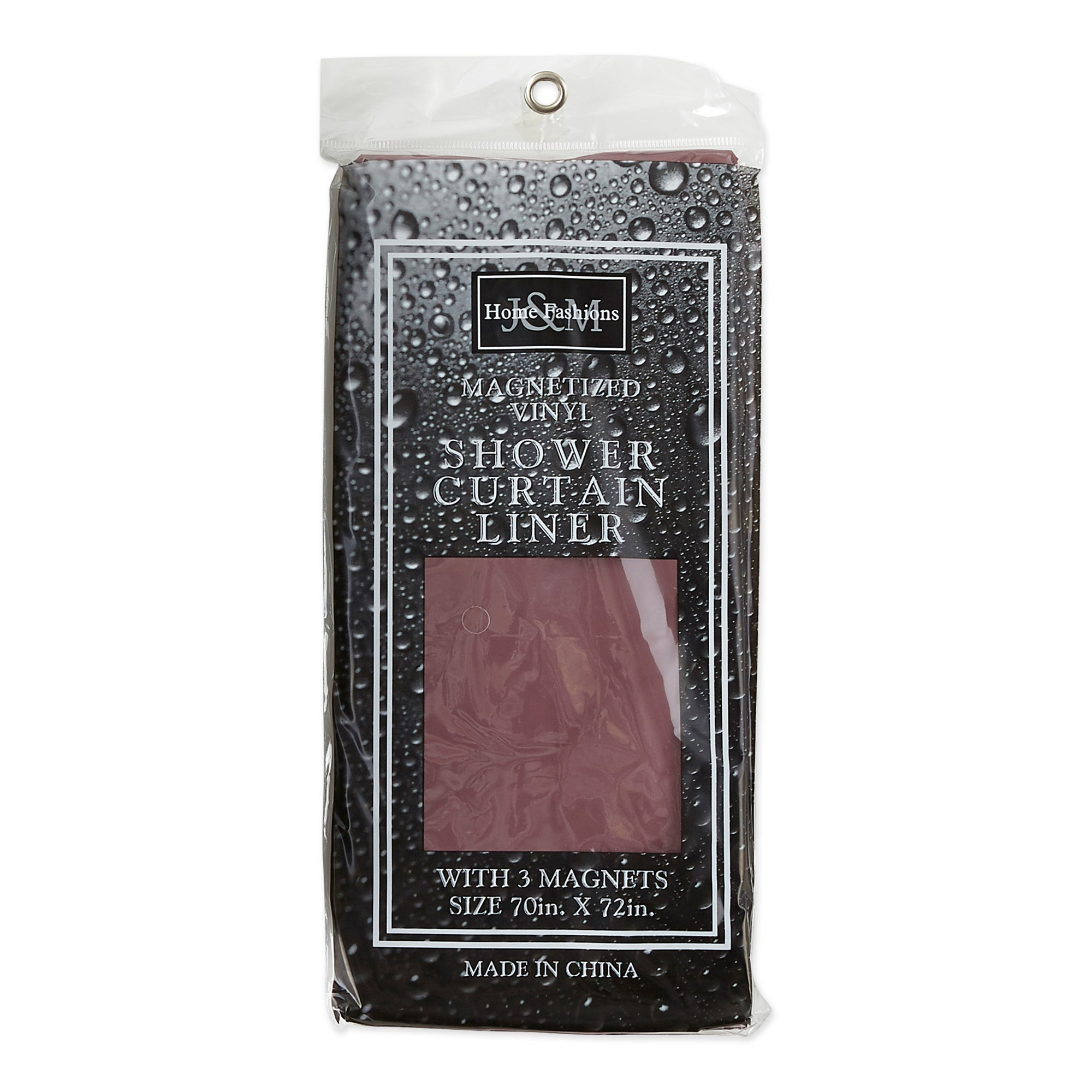 Solid Burgundy Shower Curtain Liner 70X72 Kane Home