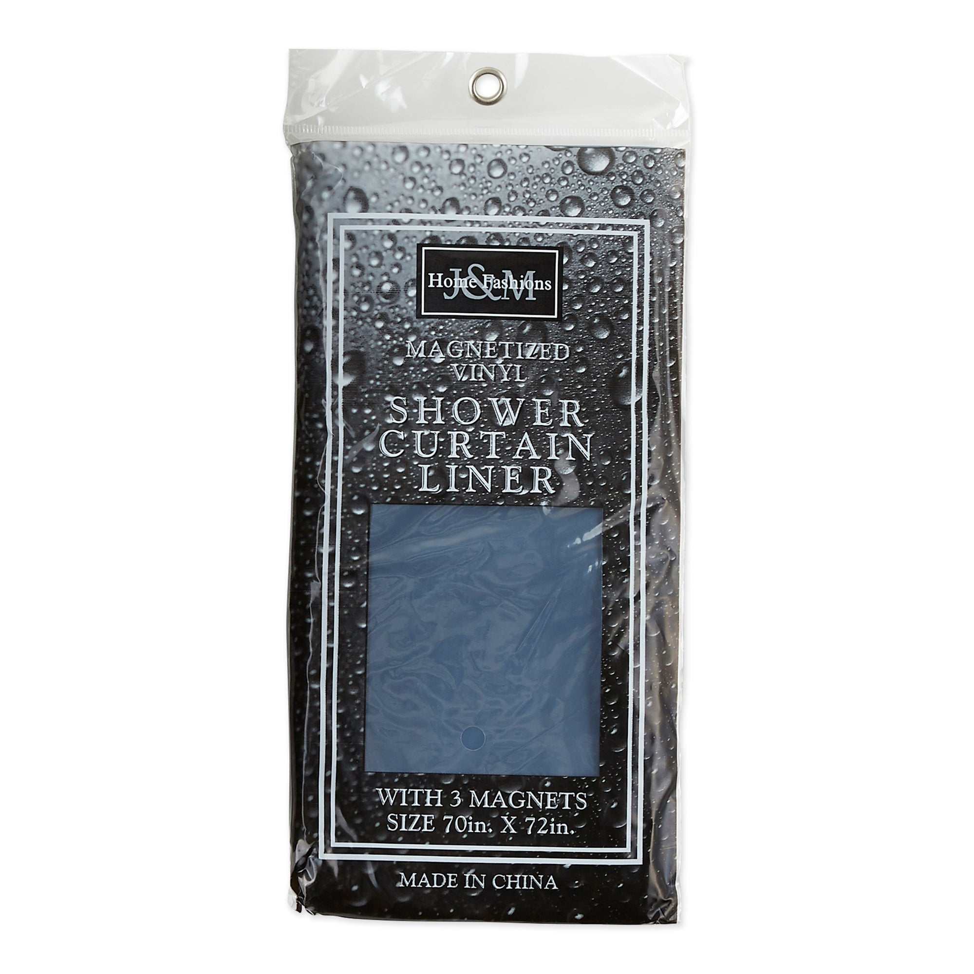 Solid Navy Shower Curtain Liner 70X72 Kane Home